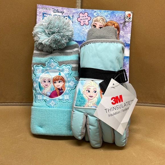 Disney frozen 3M insulate it Hat and ski club set - Picture 1 of 4